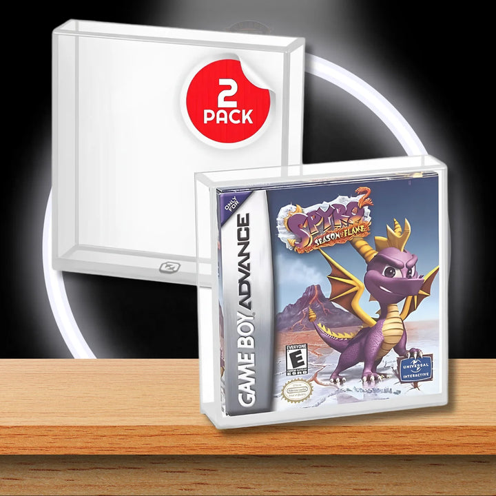 Acrylgehäuse 2er-Pack für Gameboy/Gameboy Advance Spiele