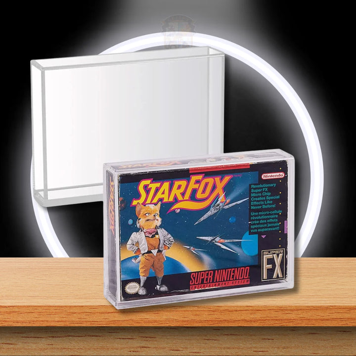 Acrylgehäuse 2er-Pack für SNES/N64 Spiele