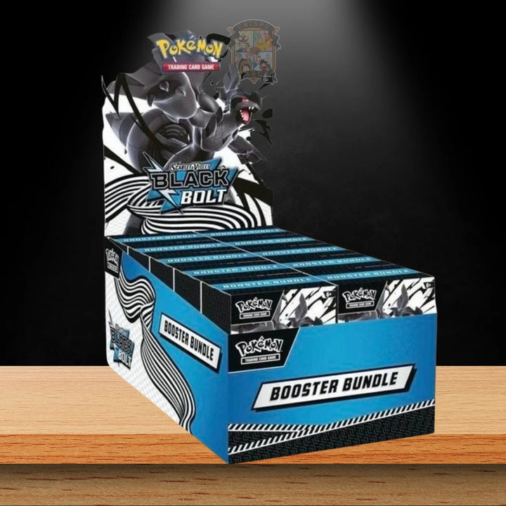 Pokémon Black Bolt Booster Bundle Display - Paket für Sammler & Spieler in der Vorderansicht