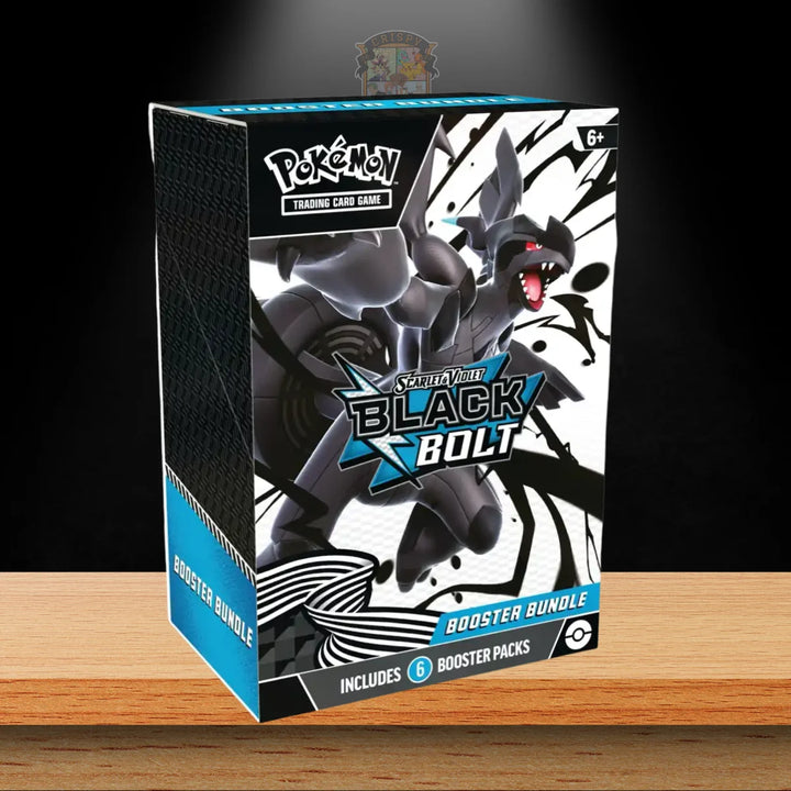 Pokémon Black Bolt Booster Bundle Display mit 6 Booster Packs für Sammler und Spieler
