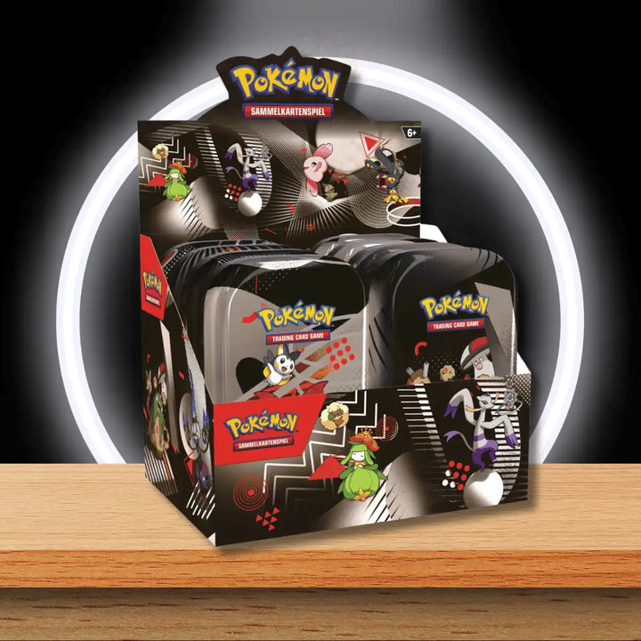 Pokémon Schwarze Blitze & Weiße Flammen Mini Tin Display