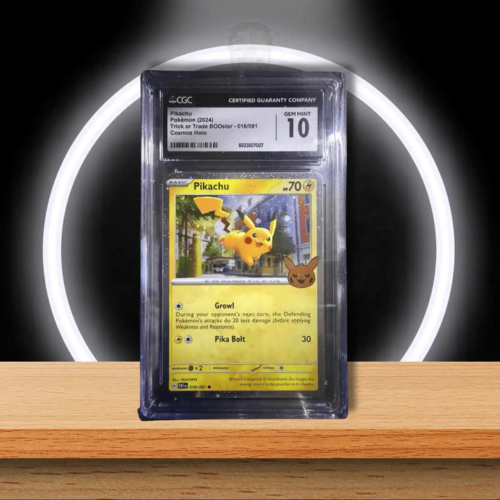 Pokémon Trick or Trade 18/91 Pikachu (CGC 10)