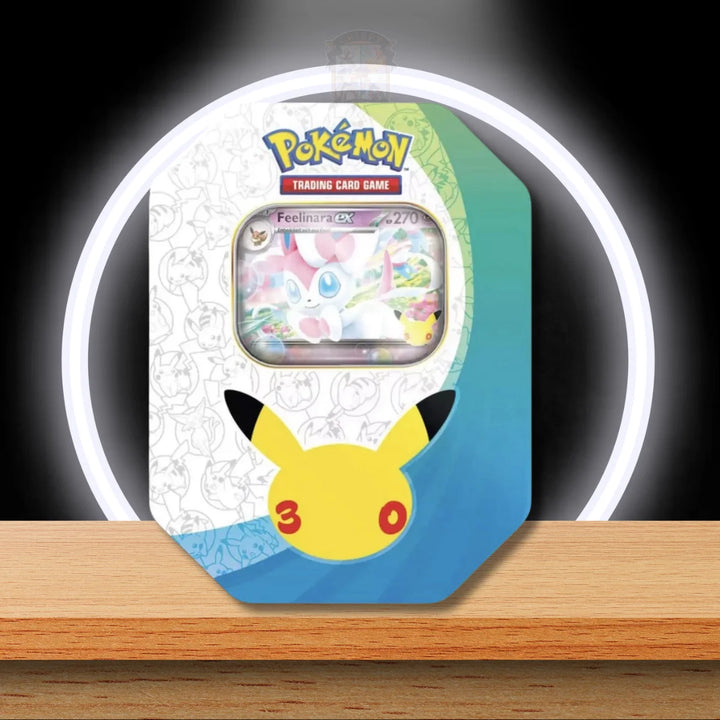 Pokémon 30 Jahre Nacht Feelinara ex Tin (DE) – Deutsche Pokémon Sammelkarten Tin-Box