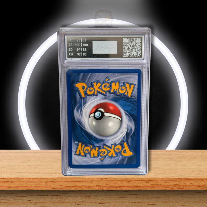 Pokémon Lapras ex Holo Rare 99/109 aus EX Ruby & Sapphire 2003 als englische AOG 8 Graded Card