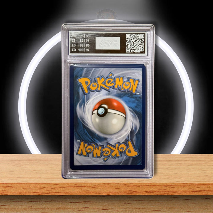 Pokémon Squirtle Illustration Rare 148/142 aus Stellar Crown als englische AOG 9 Graded Card