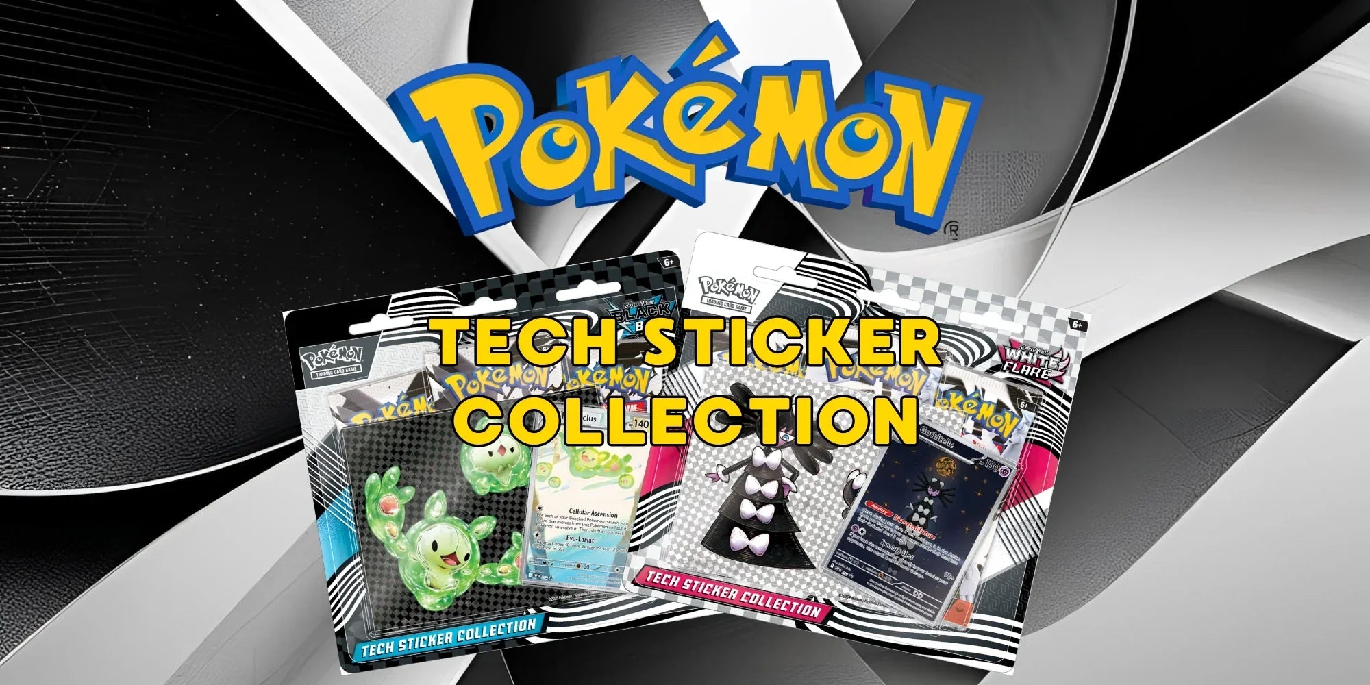 Black Bolt &amp; White Flare Reveal & Tech Sticker Collection