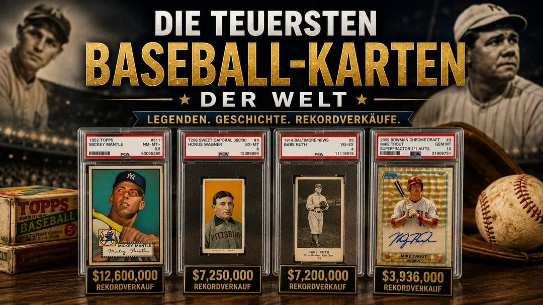 Die teuersten Baseball-Karten der Welt