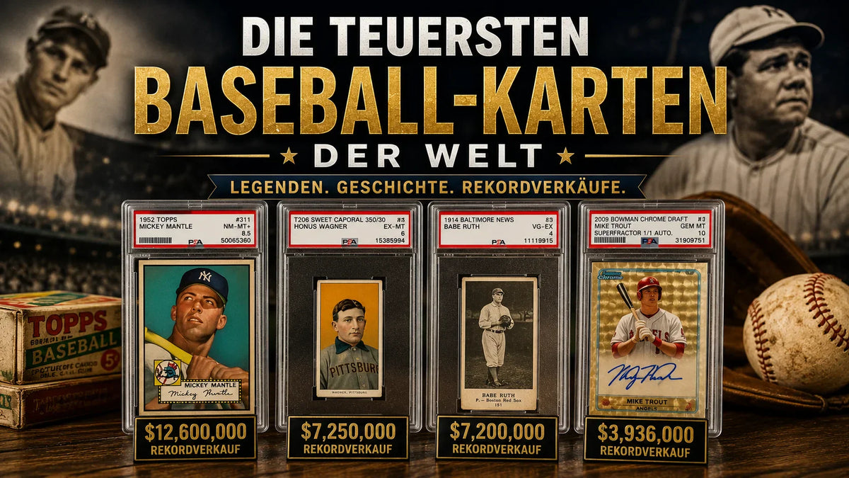 Die teuersten Baseball-Karten der Welt