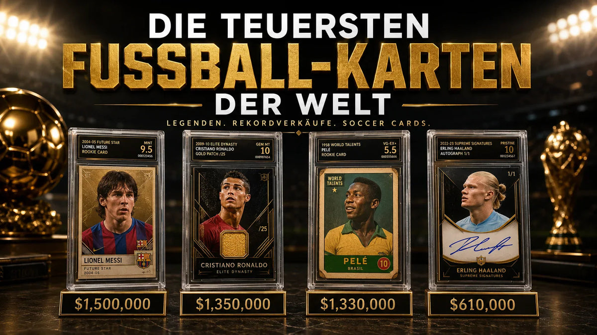 Die teuersten Fussball-Karten der Welt