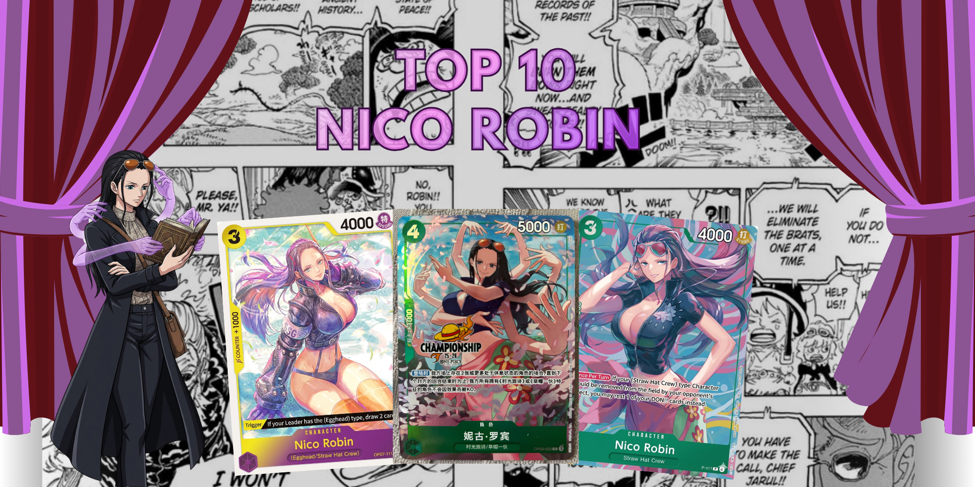 Die Top 10 wertvollsten Karten von Nico Robin