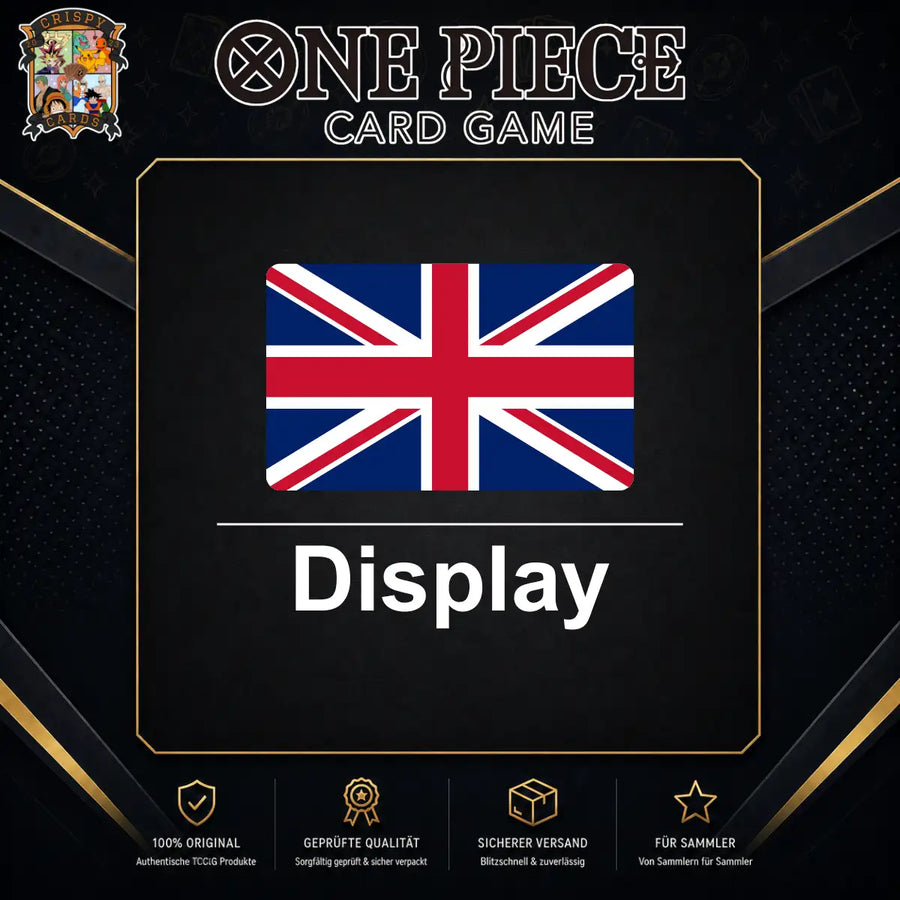 One Piece Displays auf Englisch