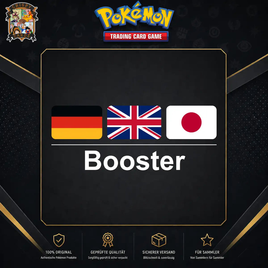 Pokémon Booster in allen Sprachen
