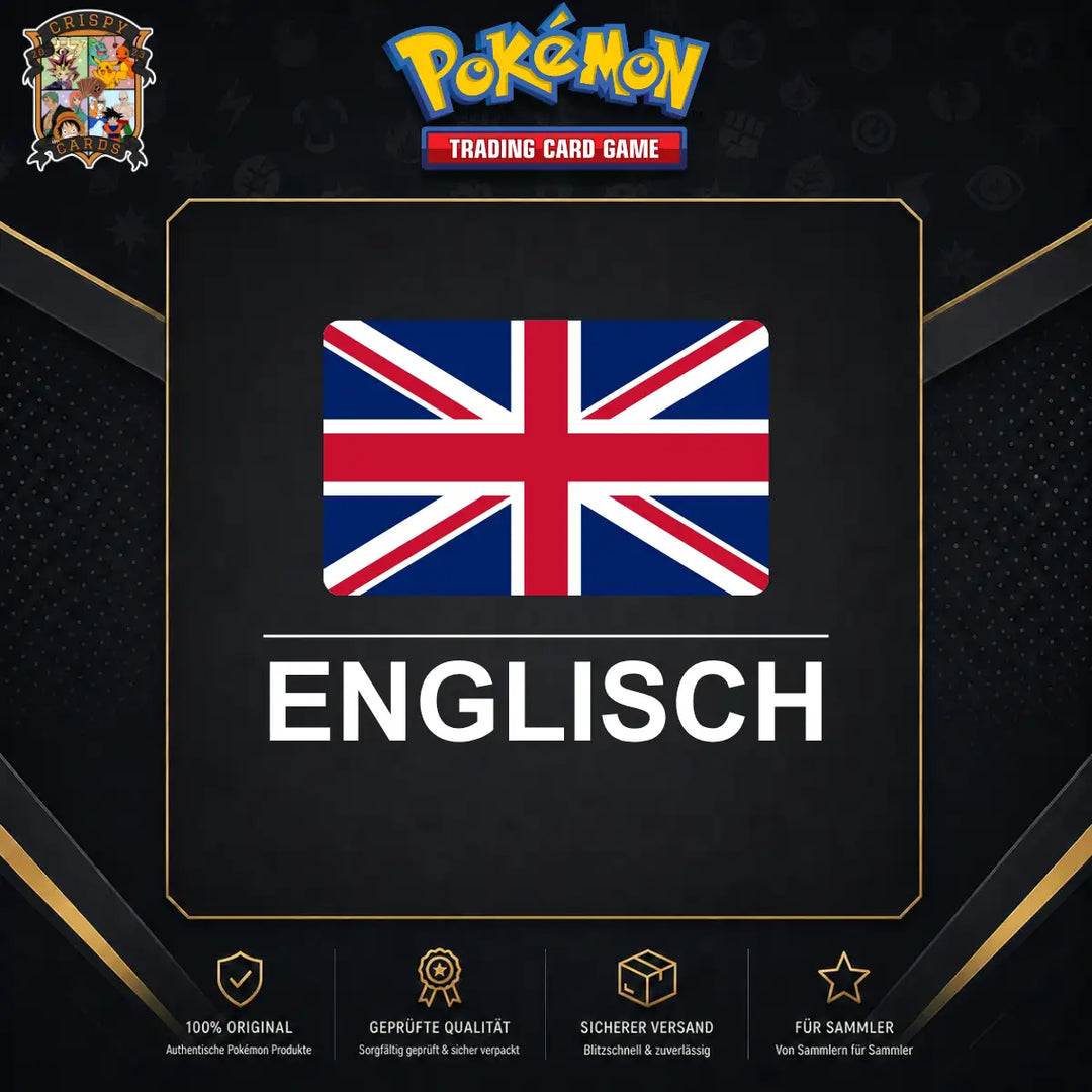 Englische Pokémon TCG Booster, Displays und Collection Boxes