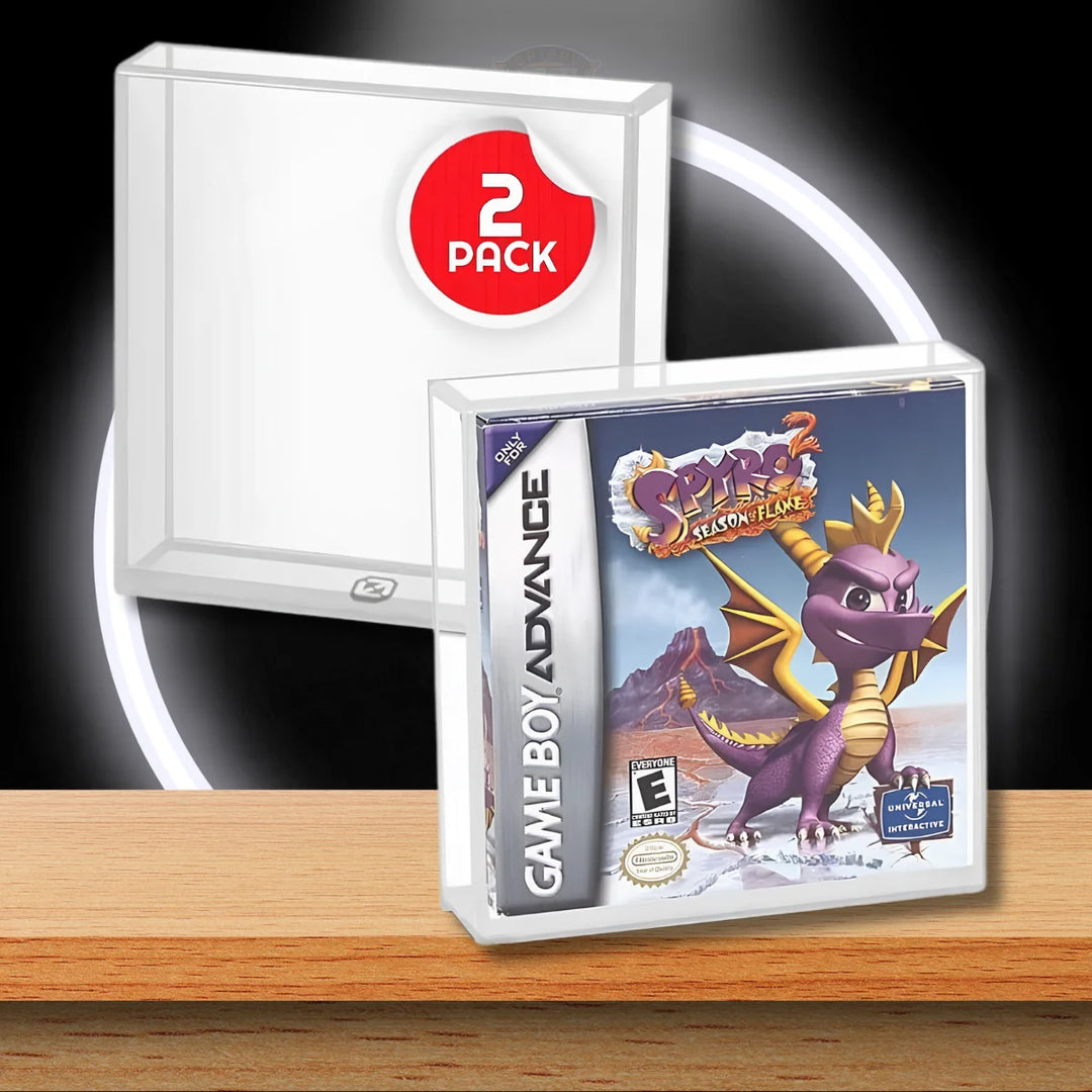 Acrylgehäuse 2er-Pack für Gameboy/Gameboy Advance Spiele