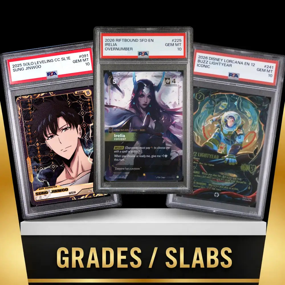 Anime Graded Cards aus Weiß Schwarz, Union Arena und weiteren TCGs