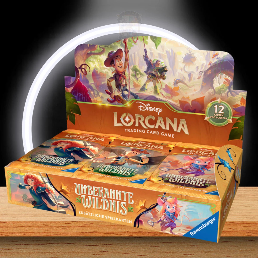 Disney Lorcana Unbekannte Wildnis Display (DE)