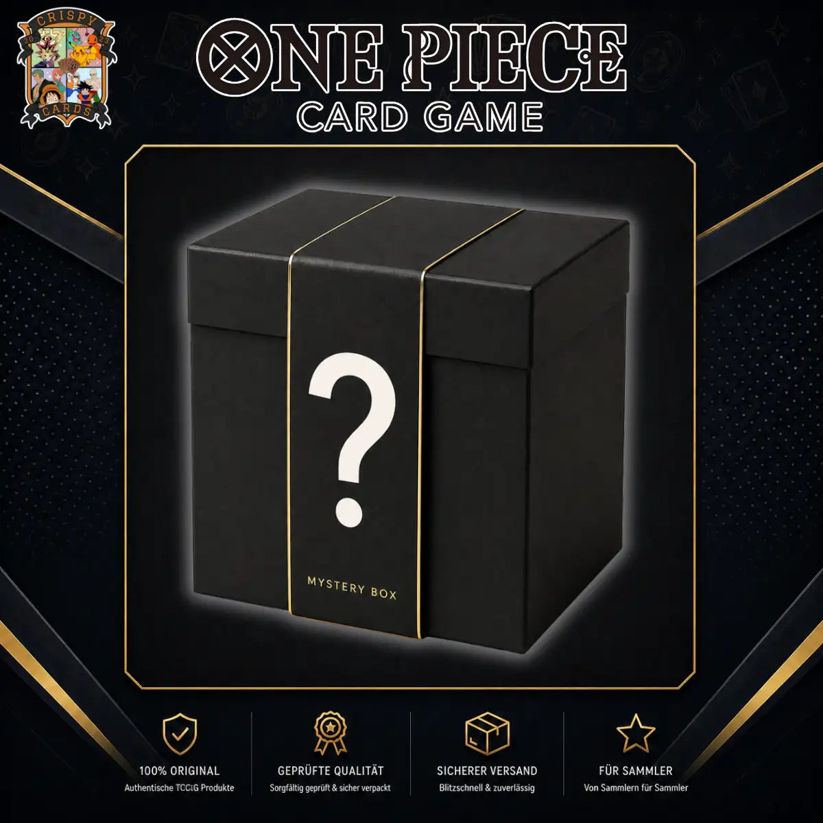 One Piece Mystery Box mit TCG Sammelkarten und Überraschungsprodukten