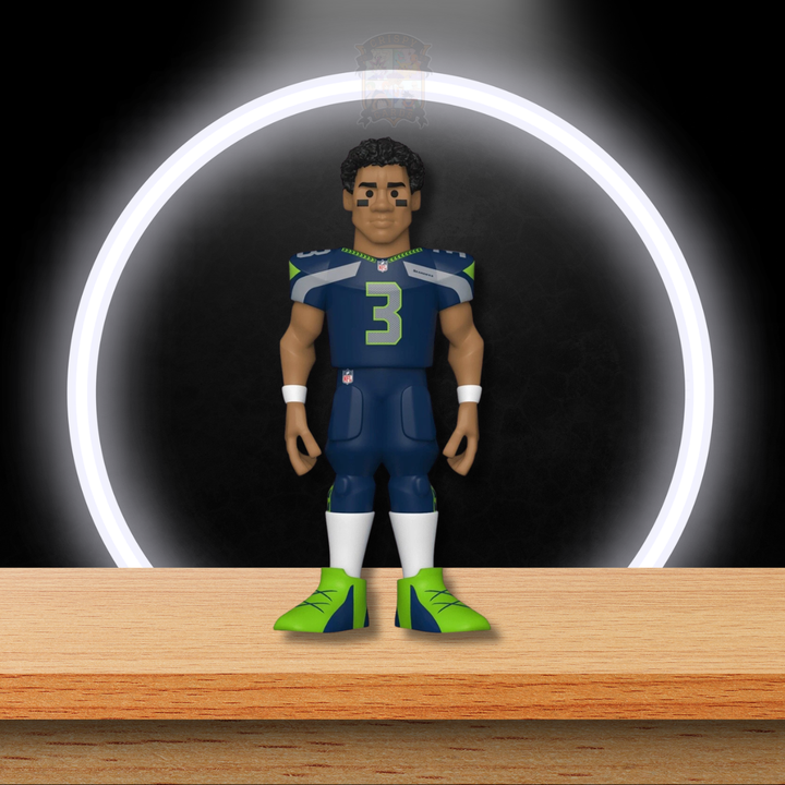 NFL Gold Russell Wilson Funko Gold Vinyl Figur 13 cm