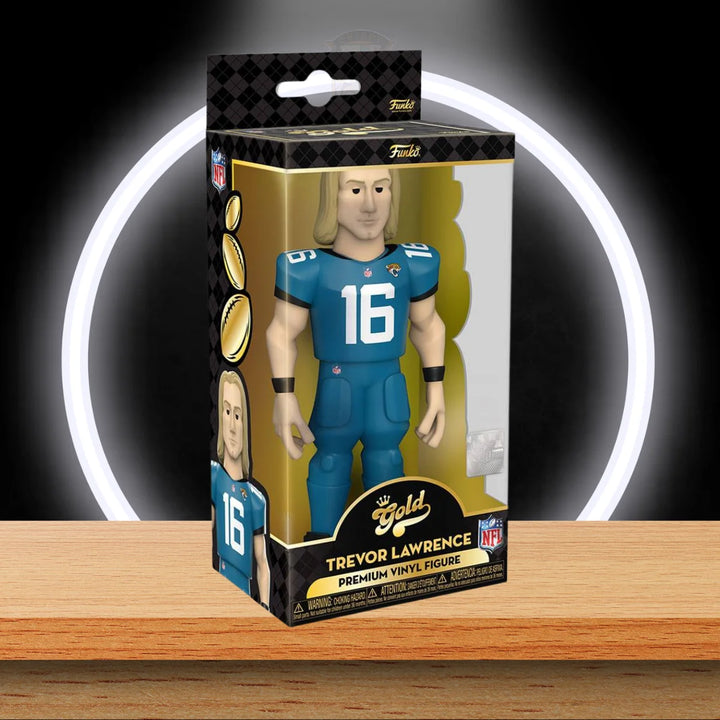 NFL Gold Trevor Lawrence Jaguars Vinyl Gold Figur 13 cm