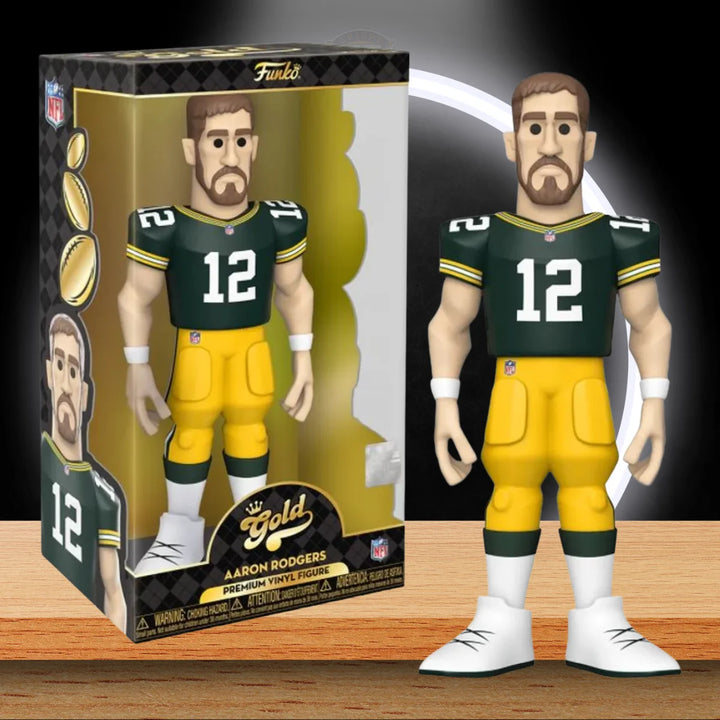 NFL: Packers Vinyl Gold Figuren 30 cm Aaron Rodgers