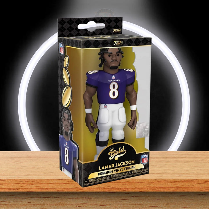 NFL: Ravens Vinyl Gold Figuren 30 cm Lamar Jackson