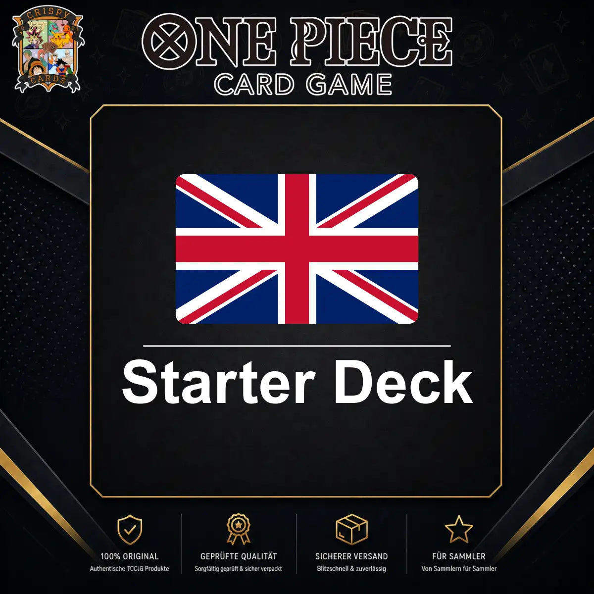 One Piece Starter Decks auf Englisch mit verschiedenen TCG Leadern