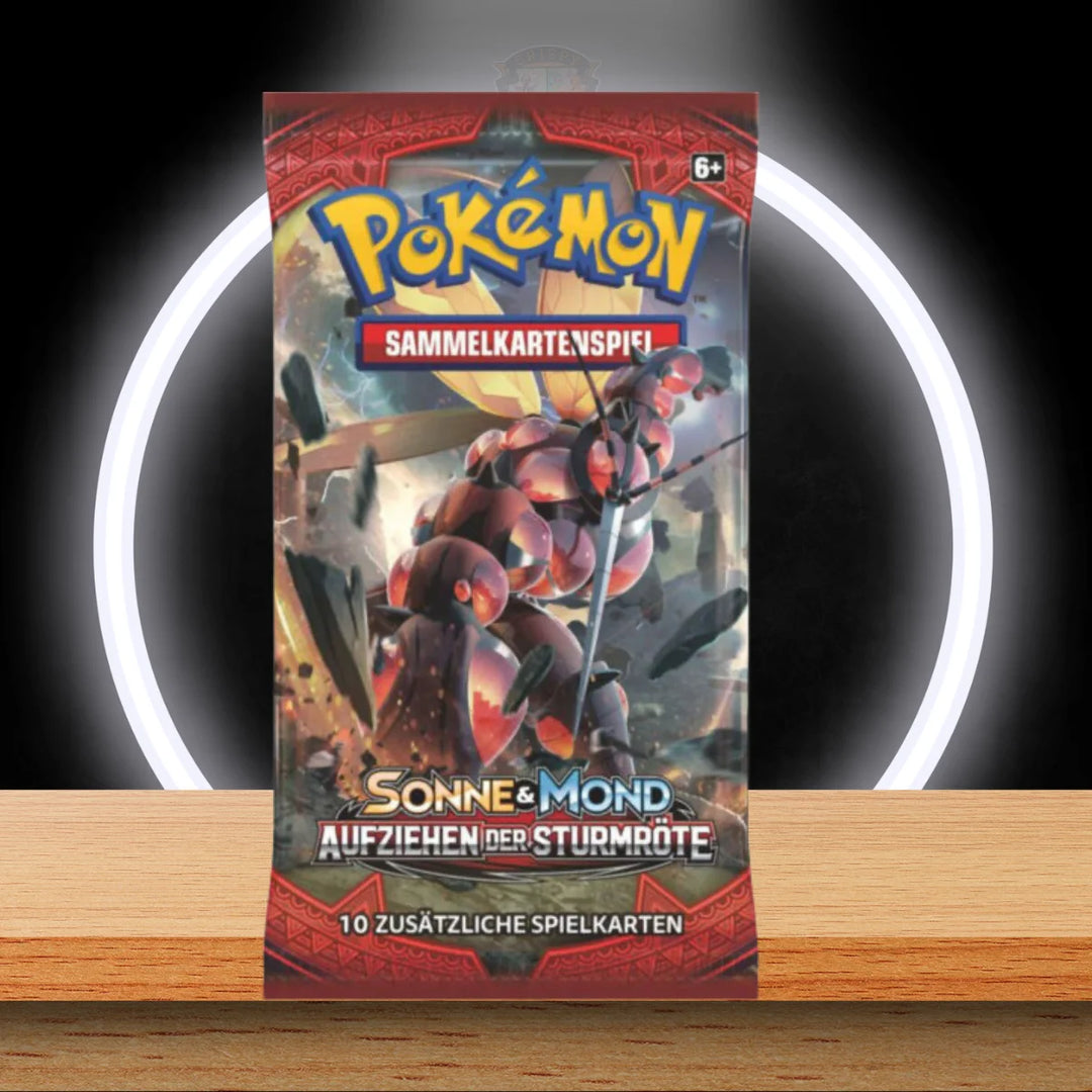 Pokémon Aufziehen der Sturmröte Booster Deutsch
