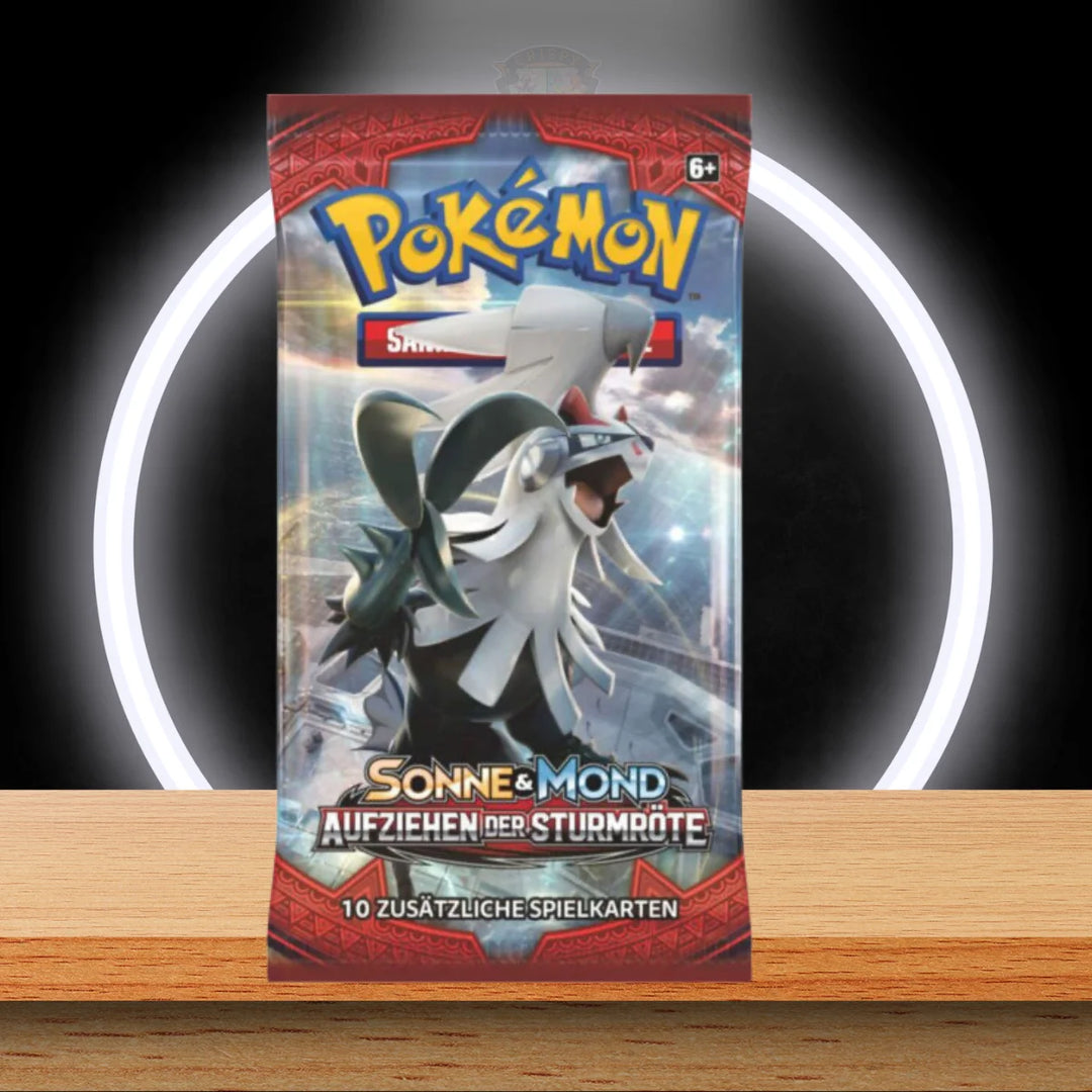 Pokémon Aufziehen der Sturmröte Booster DE