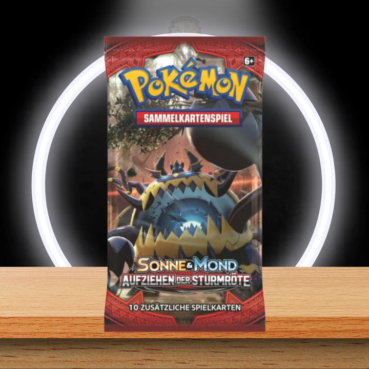 Pokémon Aufziehen der Sturmröte Booster Selten