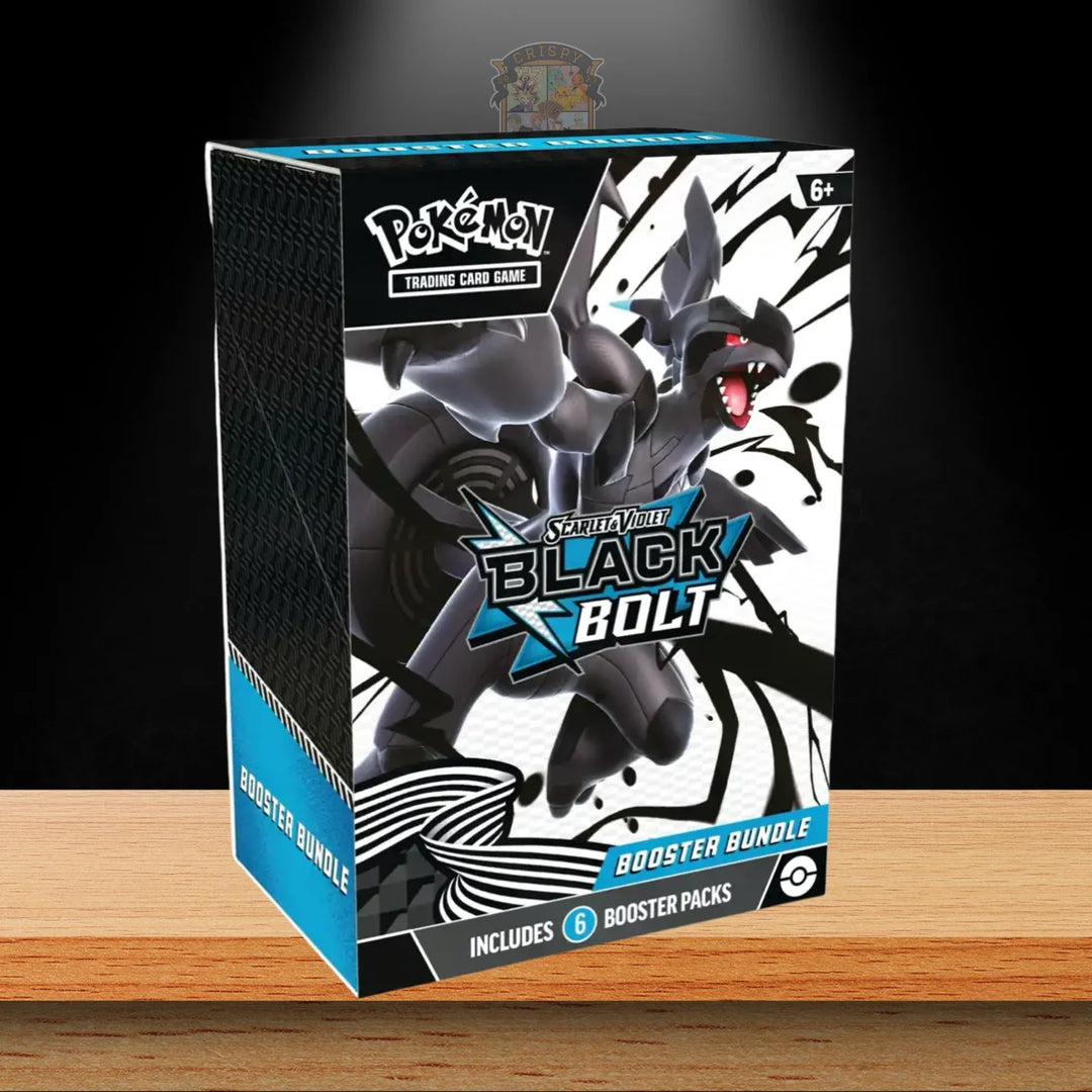 Pokémon Black Bolt Booster Bundle Display mit 6 Booster Packs für Sammler und Spieler