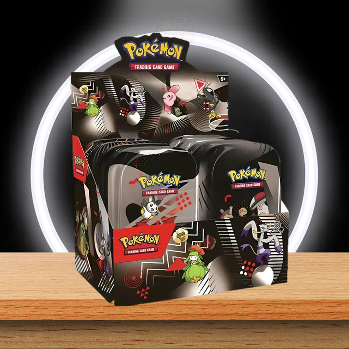 Pokémon Black Bolt und White Flare Unova Mini Tin Display