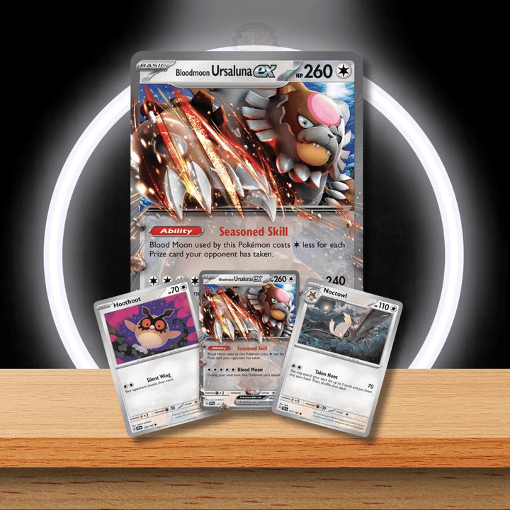 Promo Karten aus der Englischen Bloodmoon Ursaluna ex Box