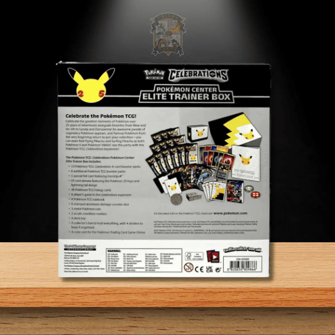 Pokémon Celebrations Pokémon Center Top-Trainer-Box (ENG)