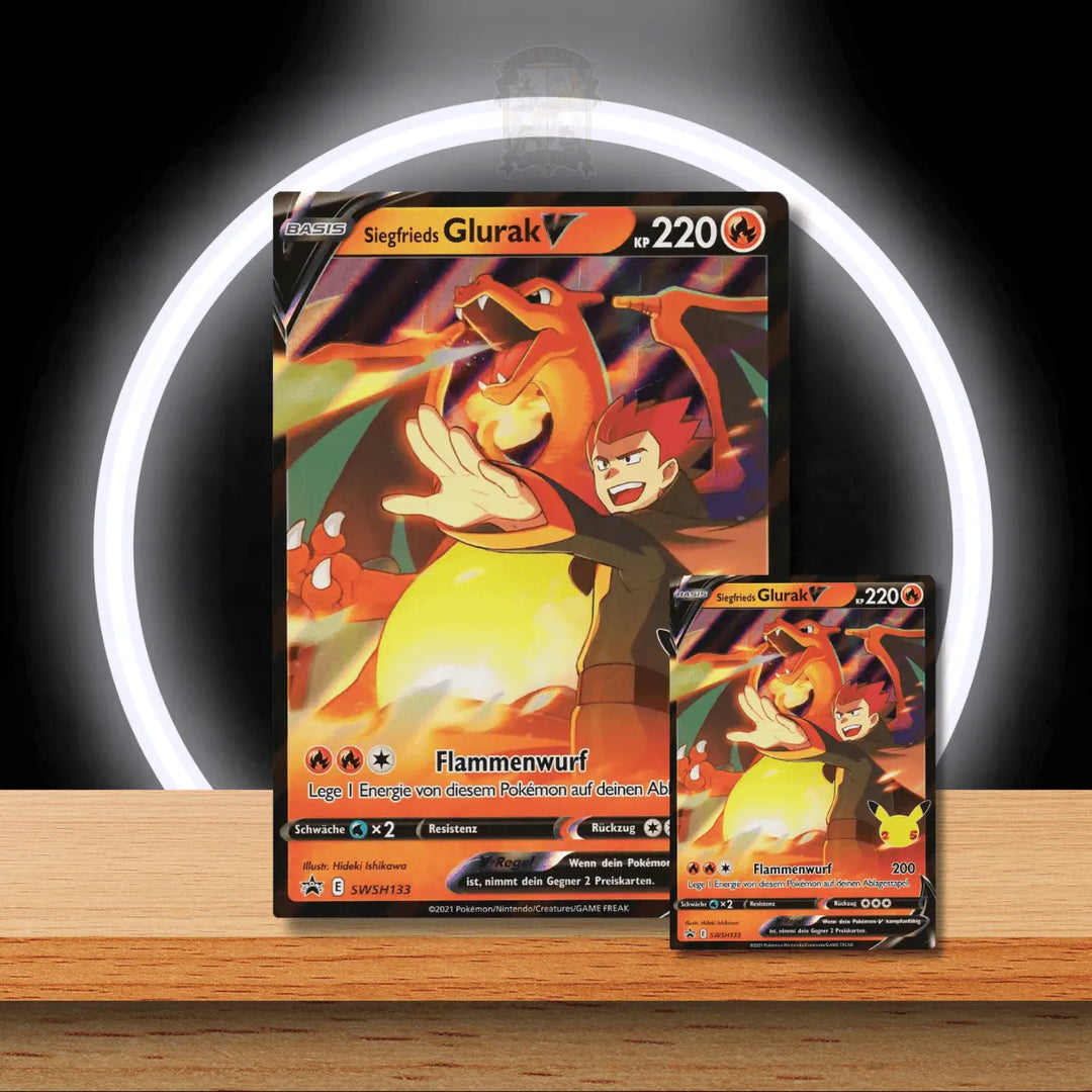 Pokémon Celebrations Siegfrieds Glurak V Kollektion (DE)