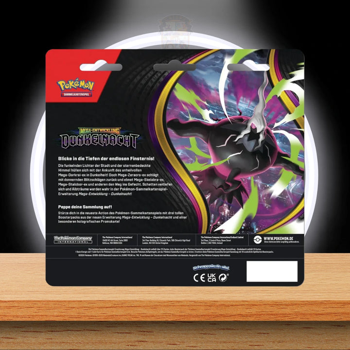 Pokémon Dunkelnacht 3-Pack Blister 