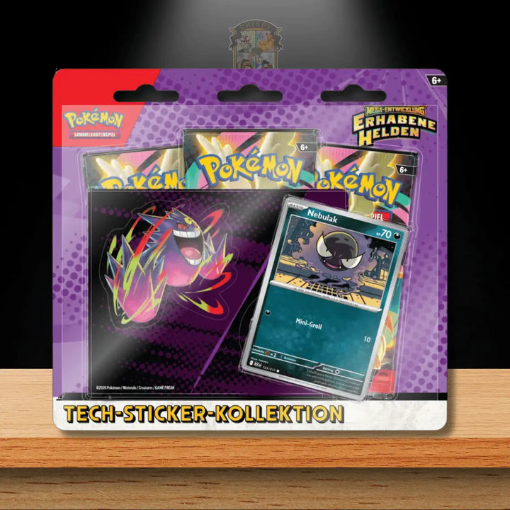 Pokémon Erhabene Helden Tech Sticker Kollektion (DE)