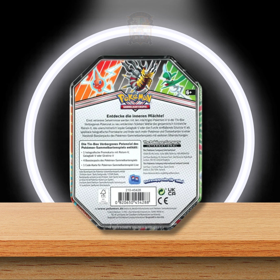 Pokémon Hidden Potential Tins Giratina V Tin-Box (DE)