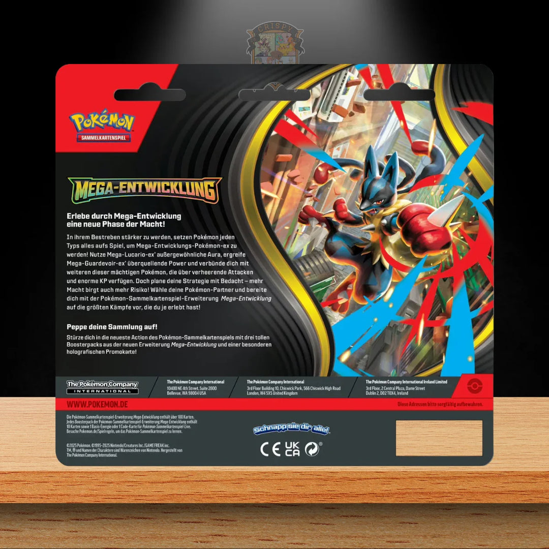 Pokémon Mega Entwicklungen 3 Pack Blister