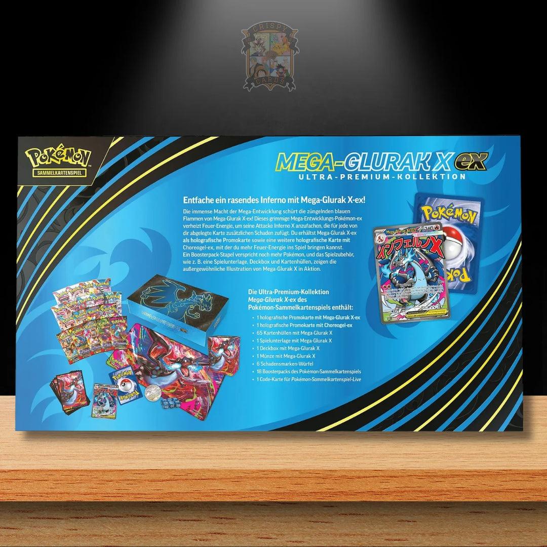 Pokémon Mega Glurak X ex Ultra-Premium-Kollektion (DE)