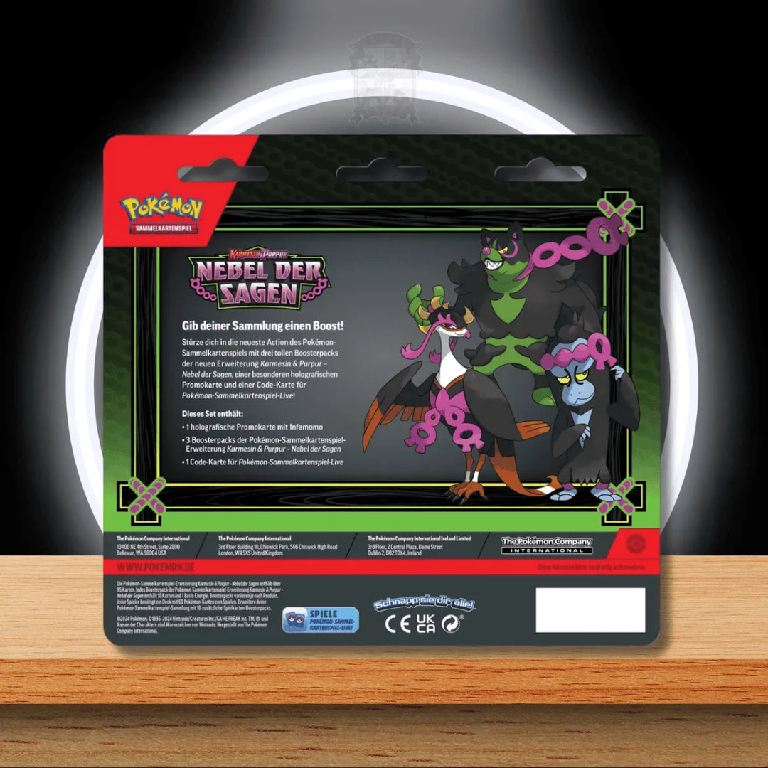 Pokémon Nebel der Sagen 3 Pack Blister (DE)