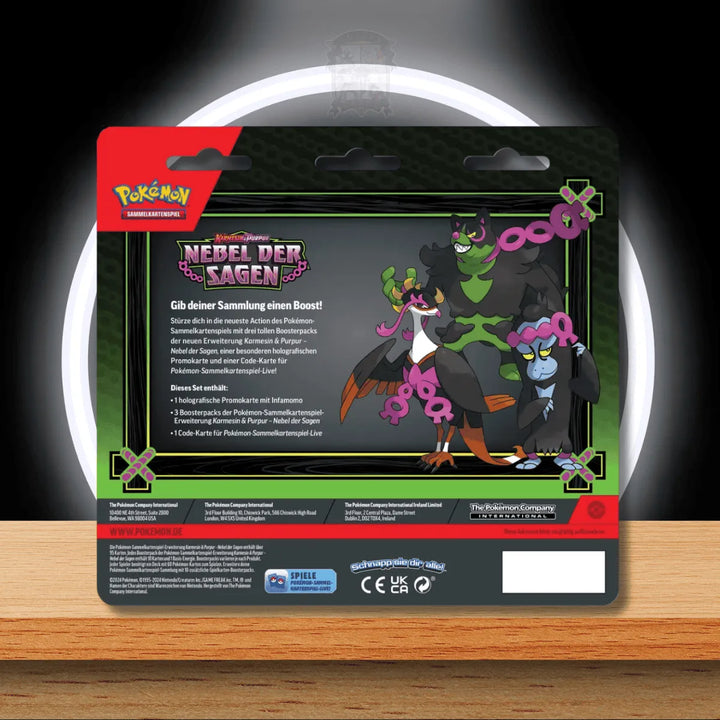 Pokémon Nebel der Sagen 3 Pack Blister (DE)