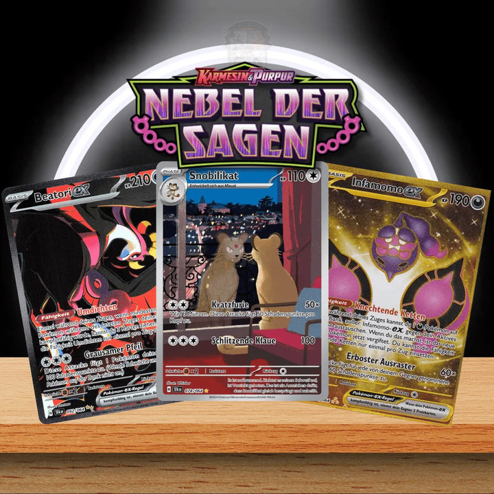Pokémon Nebel der Sagen Mini Tin Display (DE)