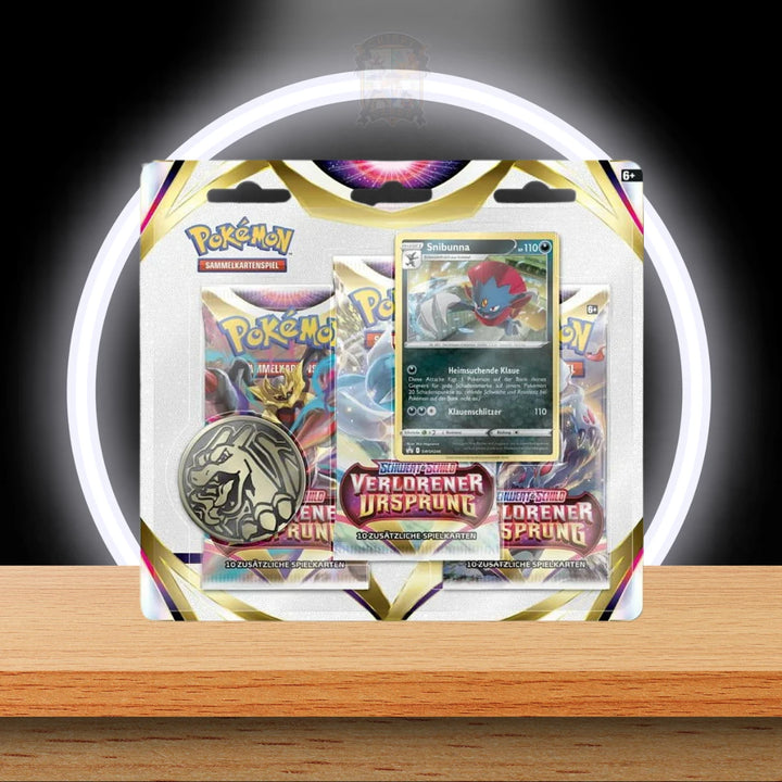 Pokémon Verlorener Ursprung 3 Pack Blister (DE)