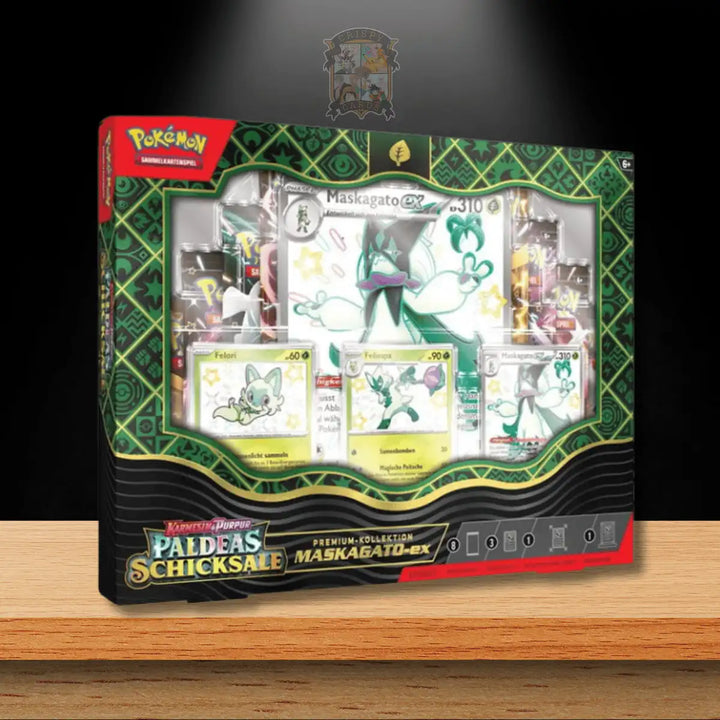 Pokémon Paldeas Schicksale Maskagato ex Premium Kollektion (DE)