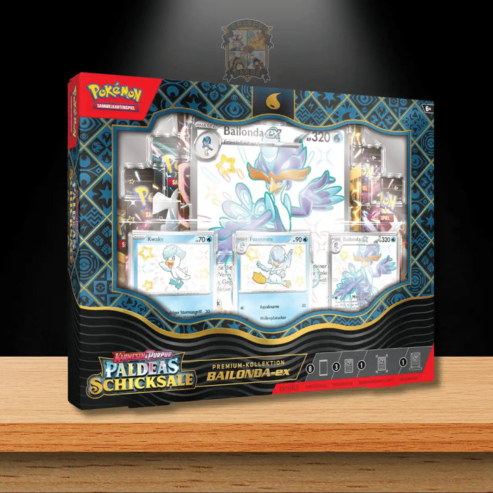 Pokémon Paldeas Schicksale Premium Kollektion Bailonda ex (DE)