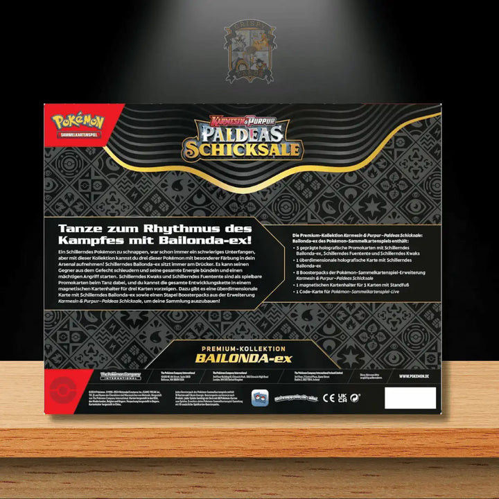 Pokémon Paldeas Schicksale Premium Kollektion Bailonda ex (DE)