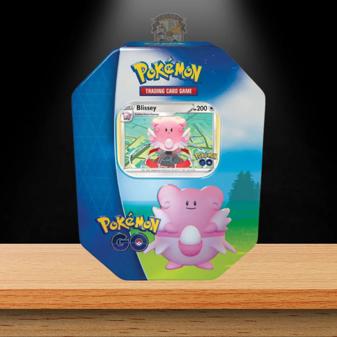Pokémon Pokémon Go Tin mit Blissey-Karte aus dem Pokémon Sammelkartenspiel im exklusiven Design.