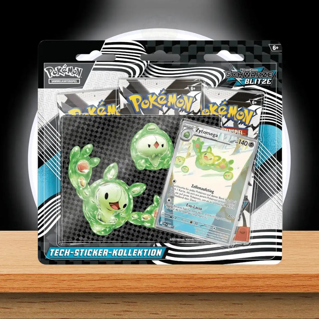 Pokémon Schwarze Blitze - Weiße Flammen Tech Sticker 3-Pack Blister (DE)
