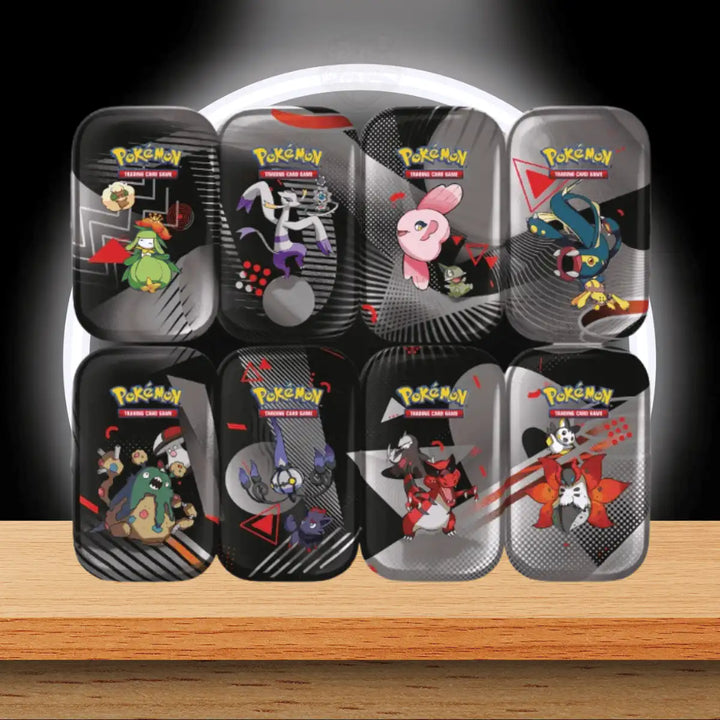 Pokémon Schwarze Blitze & Weiße Flammen Mini Tin Display