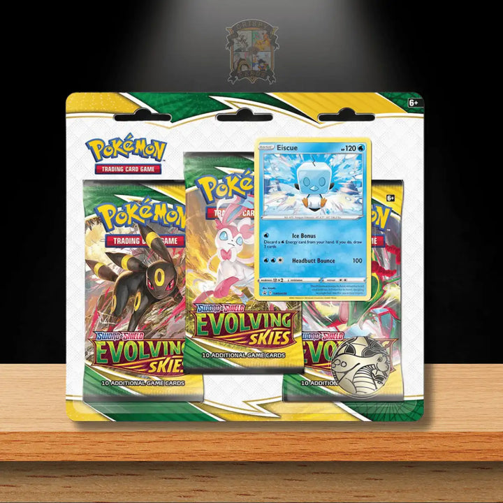 Pokémon Evolving Skies 3-Pack Blister (ENG)